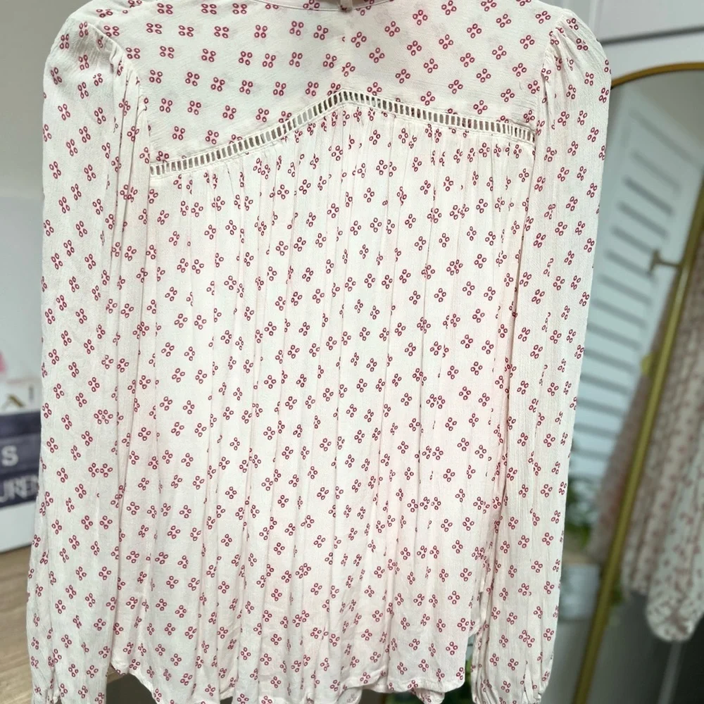 Cotton top with batik print - Picture 7 of 8